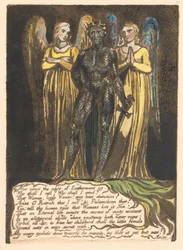 Europe. Une prophétie, Planche 7, Maintenant vient la nuit... (Bentley 8)